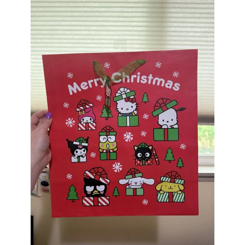 Hello Kitty Sanrio Christmas Gift Bags Set Of 3 Bags Hello Kitty And Friends